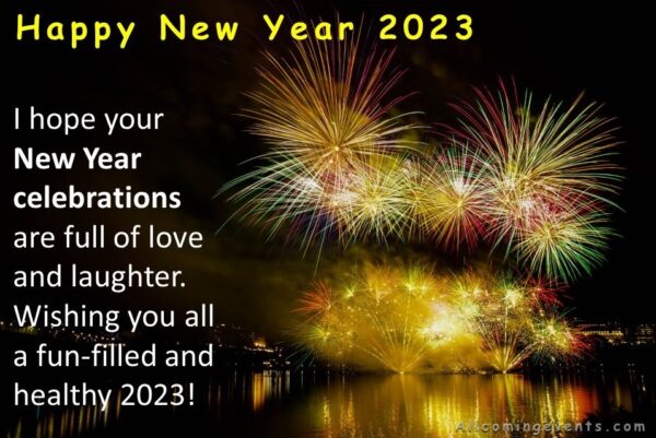 Happy New Year 2023 Wishes In English - Events Wishes Quotes