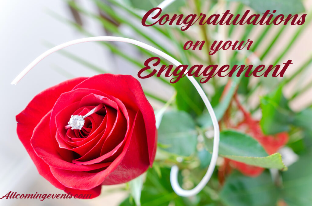 engagement greetings for friend
